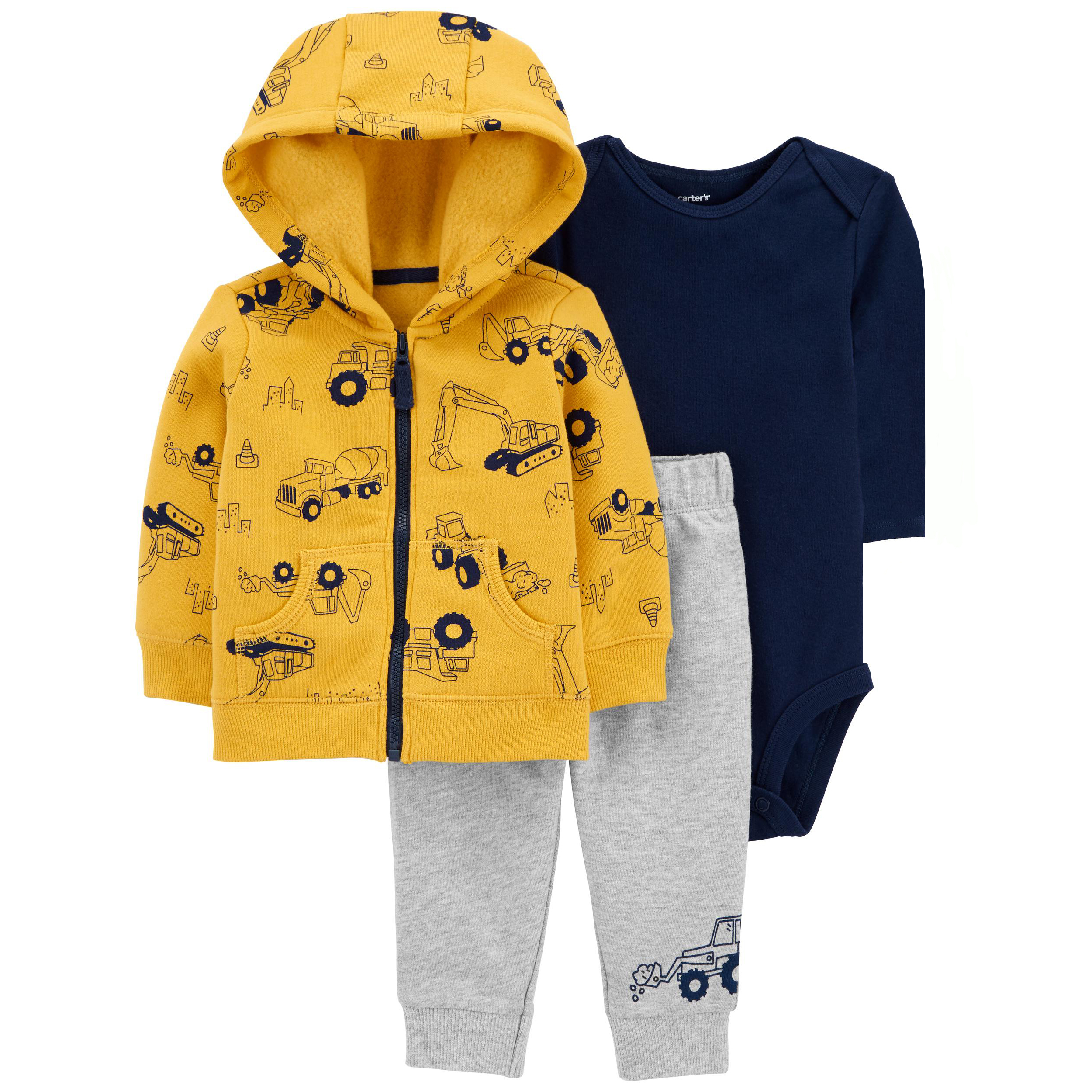 ست 3 تکه لباس نوزادی کارترز مدل 1384