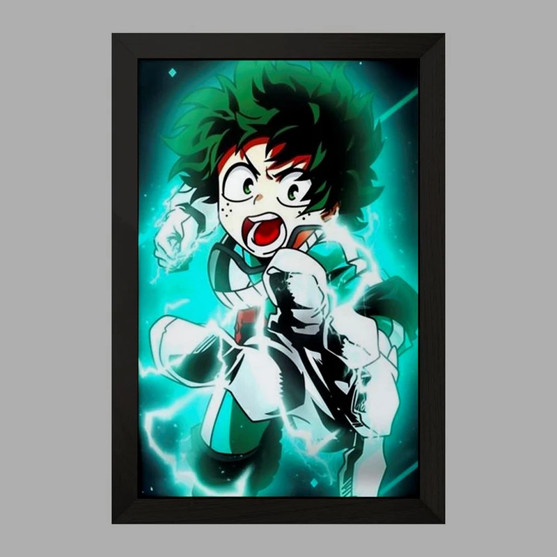 تابلو خندالو مدل دکو انیمه آکادمی قهرمان من  کد 16125