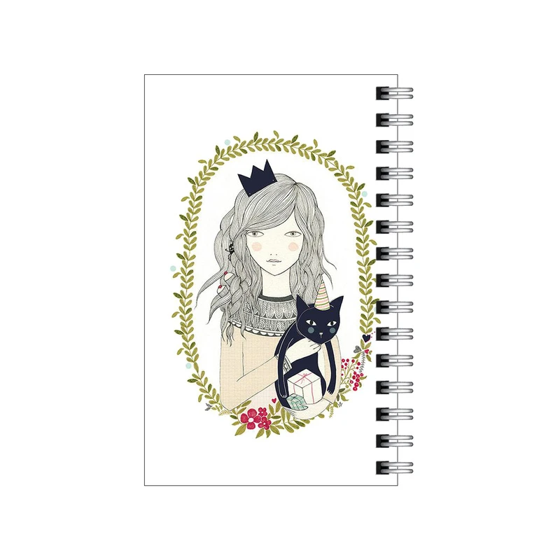 دفترچه یادداشت مدل to do list طرح تولد و گربه و دختر کد 9074043