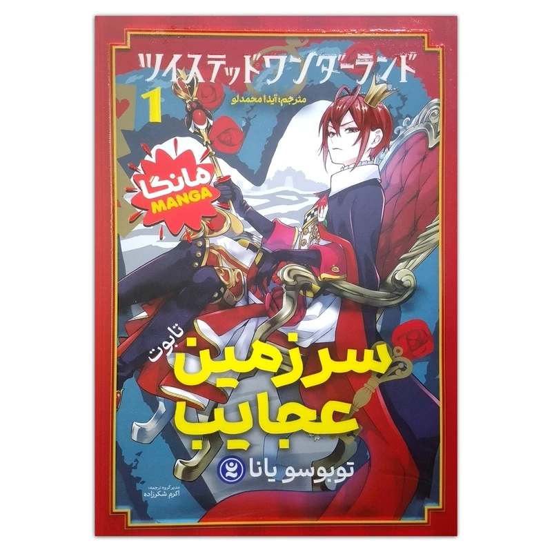 کتاب سرزمین عجایب اثر توبوسو یانا ترجمه اکرم شکرزاده انتشارات نگاه آشنا جلد 1