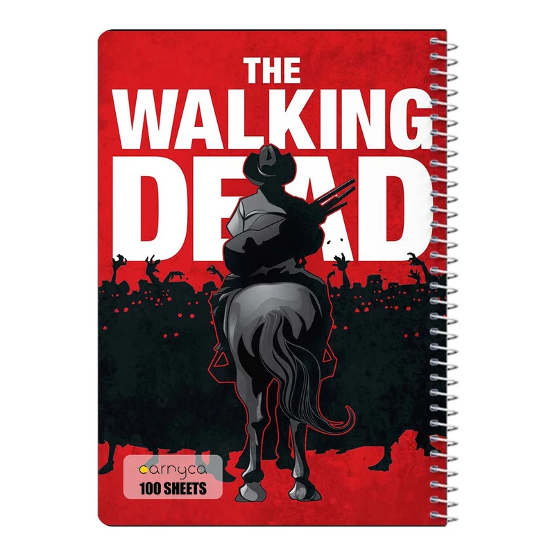 دفتر مشق 100 برگ سیمی کارنیکا طرح مردگان متحرک The Walking Dead کد 67519