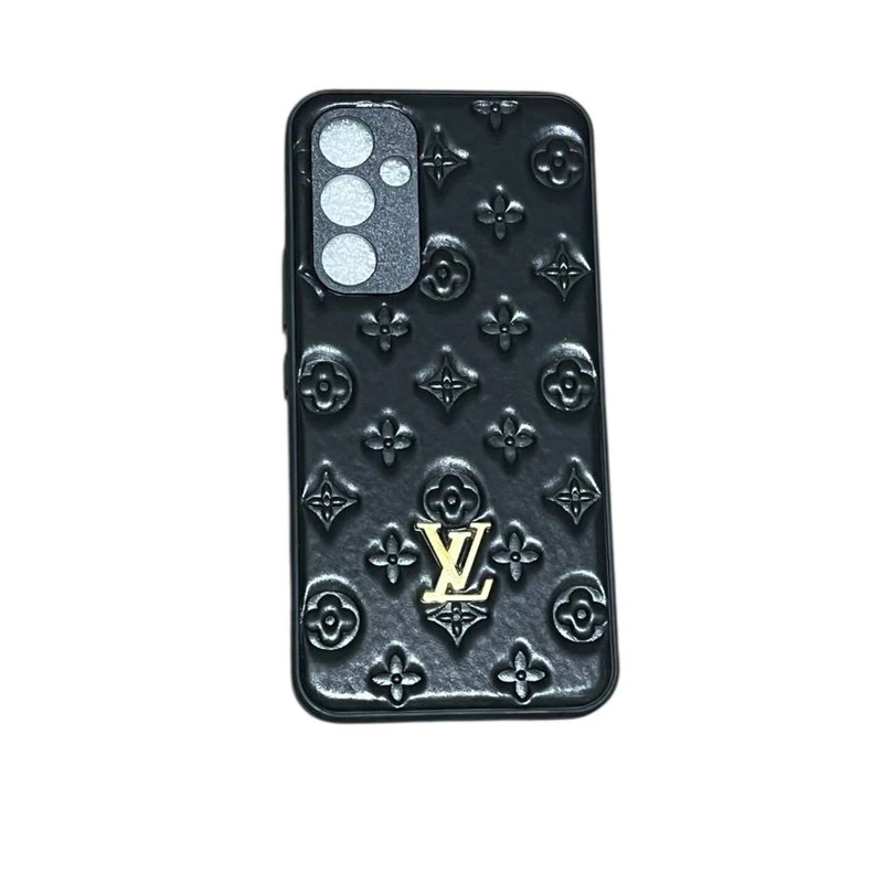 کاور طرح LV مدل پافر چرمی کد 234 مناسب برای گوشی موبایل سامسونگ Galaxy A04S