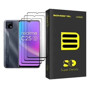 Somastel SD Glass MIX003 Screen Protector For Realme C25s Pack Of 3