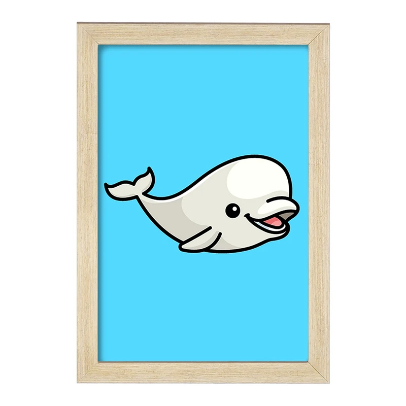 تابلو خندالو مدل حیوانات آبزی نهنگ کد 28158