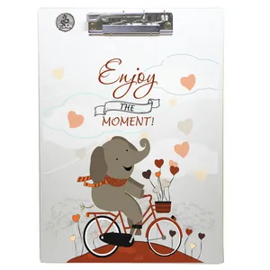 تخته شاسی طه چوب  مدل Cyclist elephant01 سایز A4