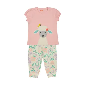 Madar 404-84 T-Shirt And pants Set For Girls