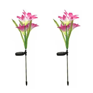 چراغ پارکی خورشیدی مدل Solonix-G4 بسته 2 عددی