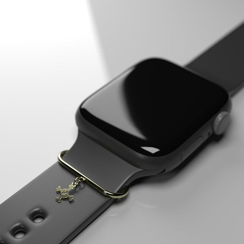 آویز ساعت طلا 18 عیار زنانه مدوپد مدل اسکلت کد SE1-1702