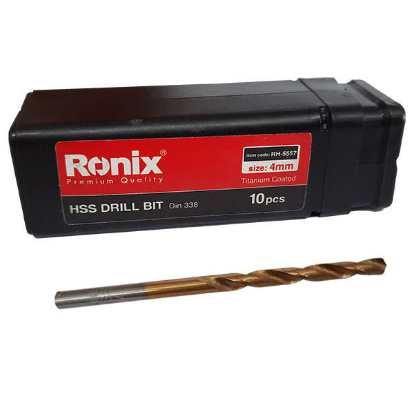 مته آهن رونیکس کد 5557 RH سایز 4 میلیمتر بسته 10 عددی