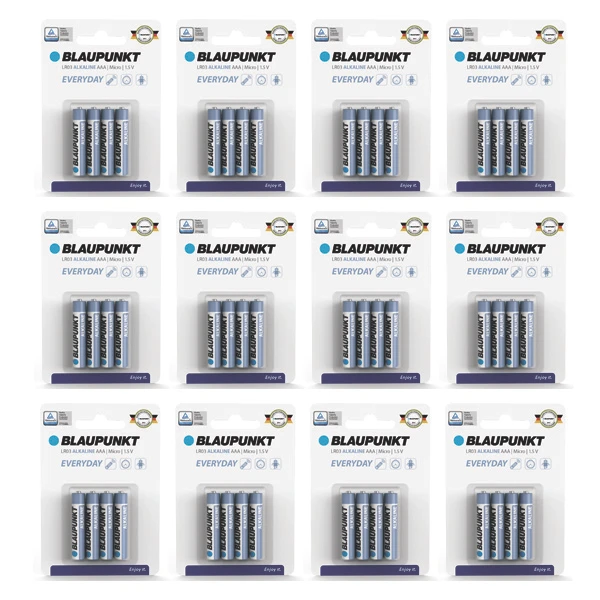 باتری نیم قلمی بلاپونکت مدل every day بسته 12 عددی