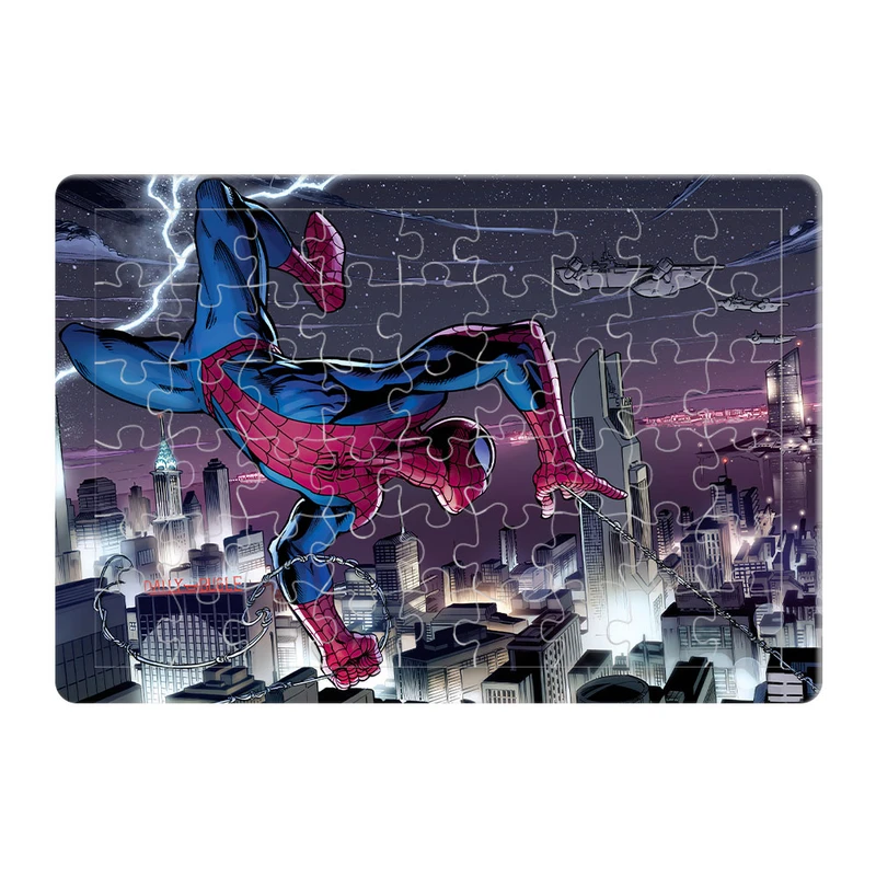 پازل 54 تکه هومرو مدل PL782 طرح انیمیشن مرد عنکبوتی