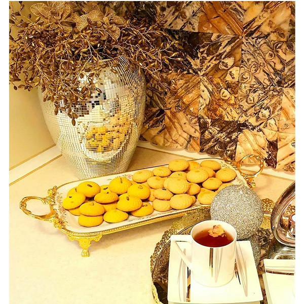 کاتر شیرینی پزی به گز مدل نان برنجی