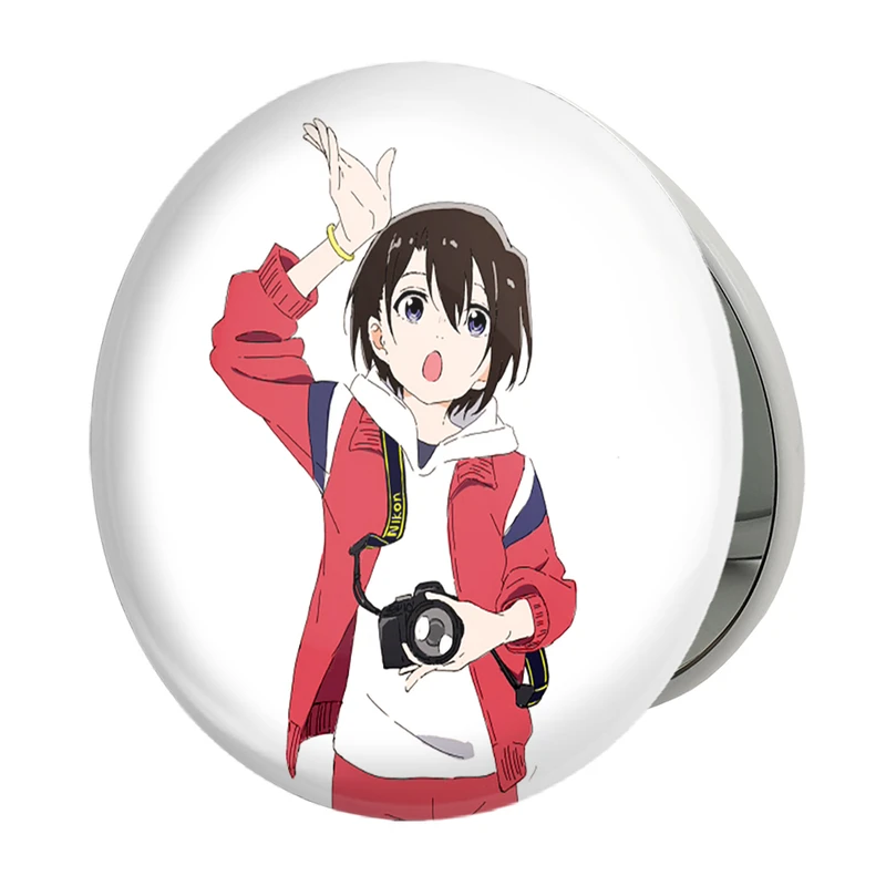 آینه جیبی خندالو طرح یوزورو نیشیمیا انیمه سایلنت ویس A Silent Voice مدل تاشو کد 15833 