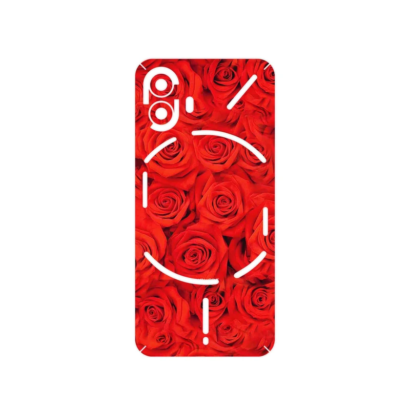 برچسب پوششی ماهوت مدل Red_Flower مناسب برای گوشی موبایل ناتینگ Phone 2
