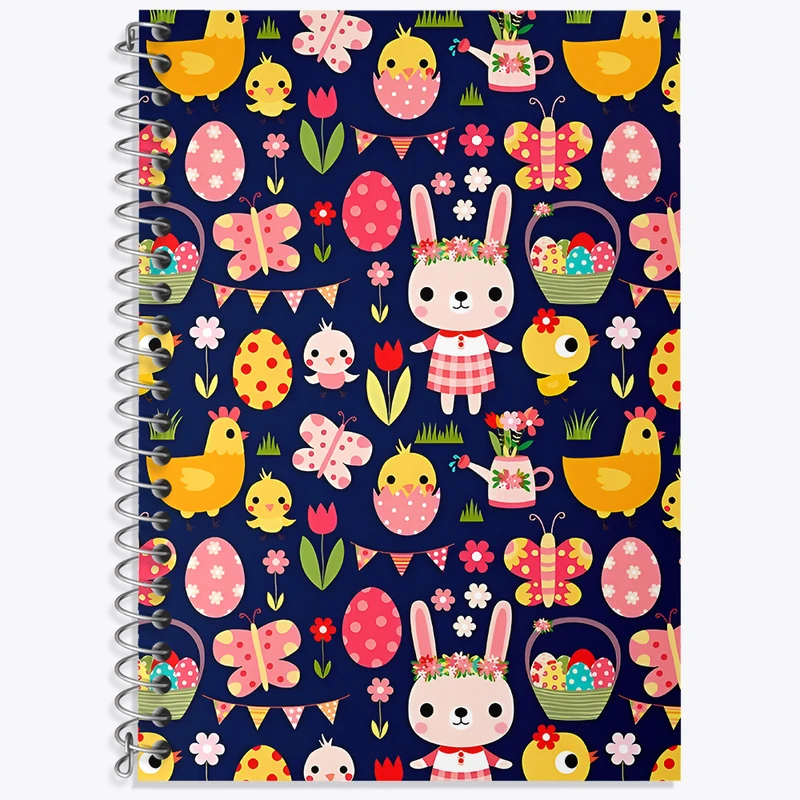 دفتر نت موسیقی 50 برگ خندالو طرح پترن حیوانات کیوت کد N4677