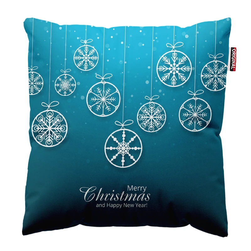 کوسن پاد آفرین مدل کریسمس مبارک کد PK402735 سایز 40*40 سانتی متر