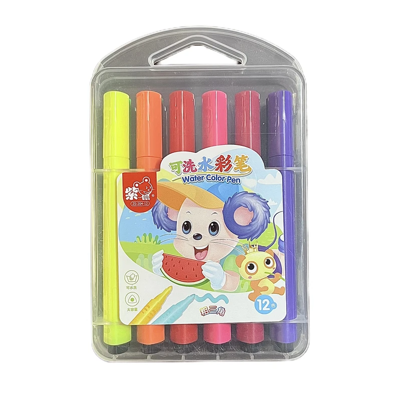 ماژیک رنگ آمیزی مدل 204-12 بسته ۱۲ عددی