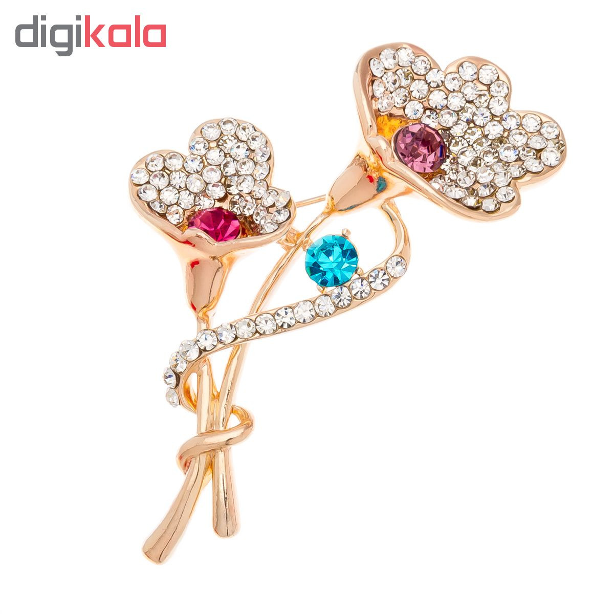 گل سینه طرح گل شیپوری کد G1116 گل سینه طرح گل شیپوری کد G1116