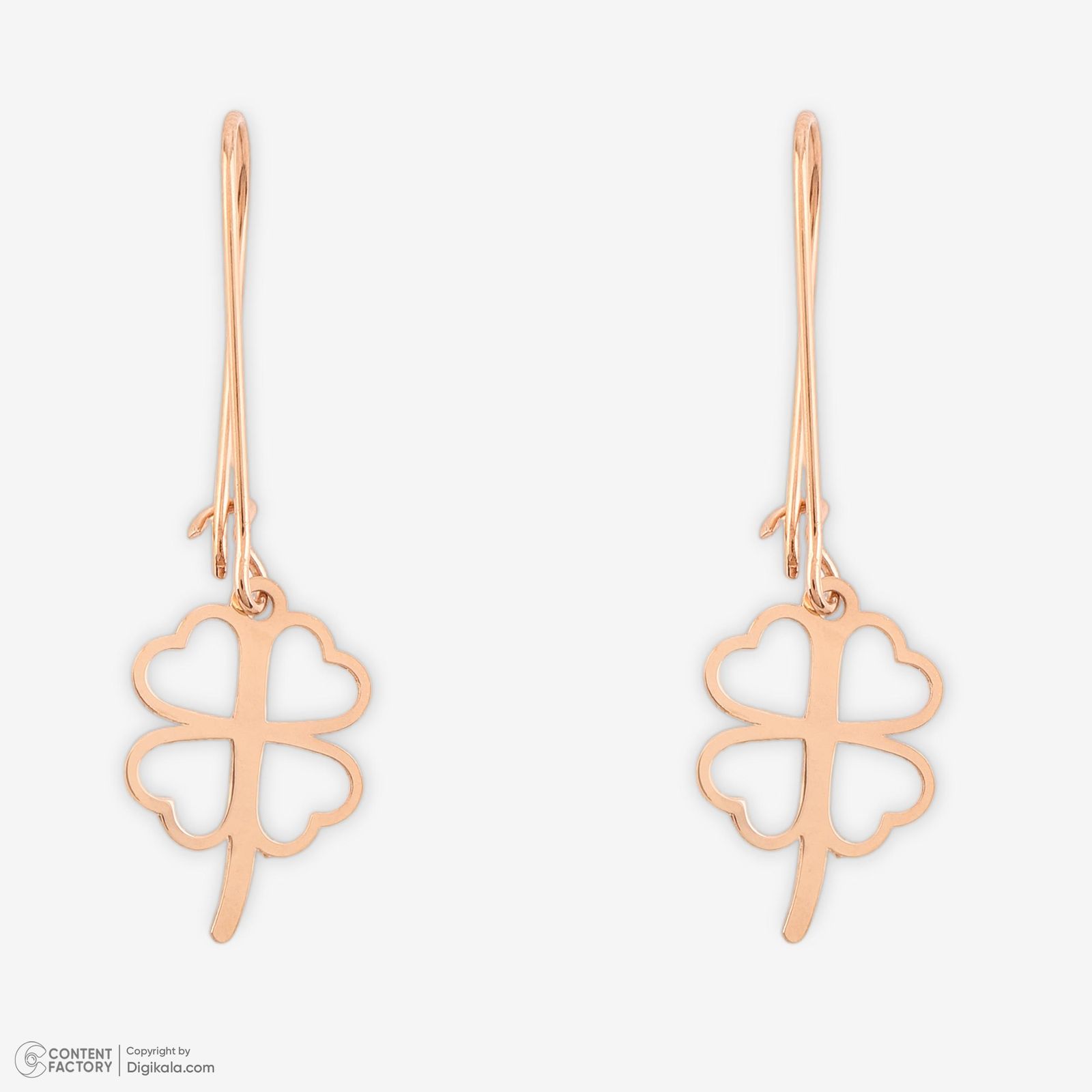 نیم ست طلا 18 عیار زنانه حافا گلد مدل برگ کد nim23 -  - 5