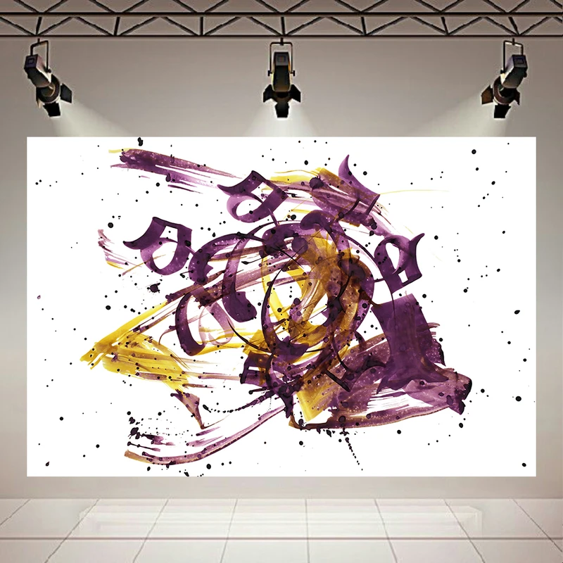 تابلو بوم طرح خوشنویسی کرشمه مدل همهمه کد AR31496