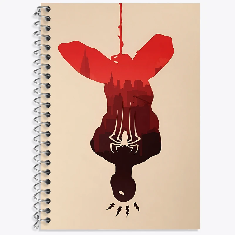 دفتر لغت 50 برگ خندالو طرح مرد عنکبوتی (Spider Man) کد N3249