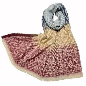 شال زنانه مدل موهر دورو وارداتی کد 1456 M 