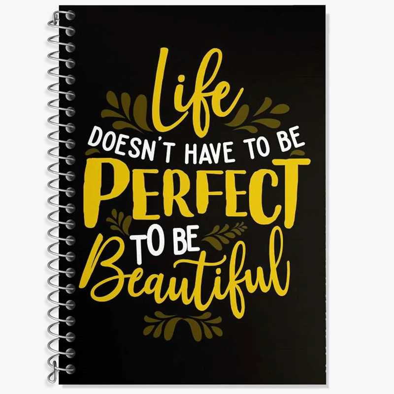 دفتر زبان 50 برگ خندالو مدل سه خط طرح جملات انگیزشی کد 24816