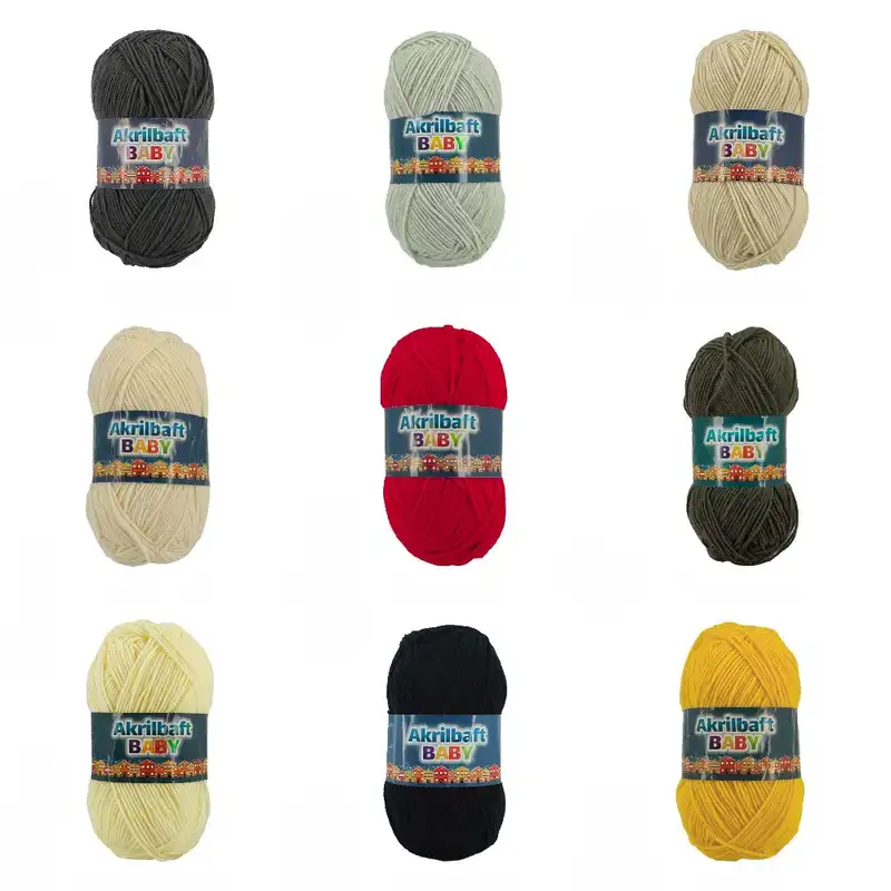 کاموا اکریل بافت مدل بی بی کد ۱۰۰