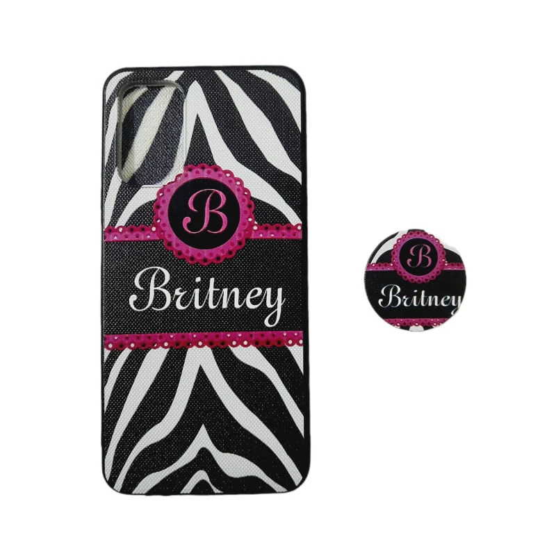 کاور مدل a03s مناسب برای گوشی موبایل سامسونگ Galaxy A03S / A02S / M02S به همراه پاپ سوکت