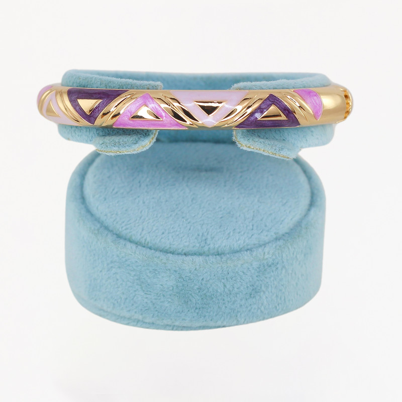 دستبند النگویی زنانه زودیکا مدل میناکاری کد AAD637