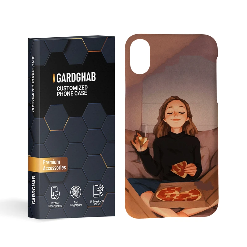      کاور گارد قاب مدل دخترانه مناسب برای گوشی موبایل اپل iphone x / xs