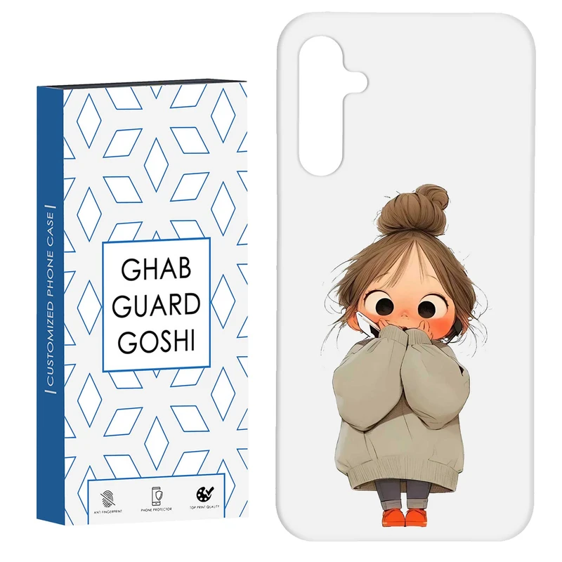 کاور قاب گارد گوشی طرح دختر ملوس کد Dimo-957 مناسب برای گوشی موبایل سامسونگ Galaxy A54