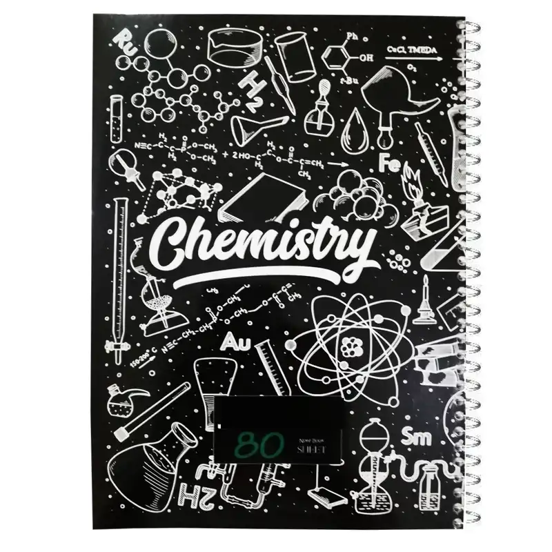 دفتر مشق 80 برگ طرح شیمی کد 05