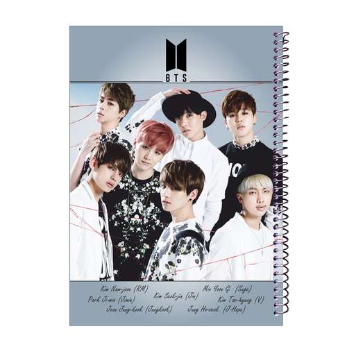 دفتر مشق 100 برگ اورین مدل BTS