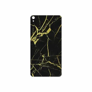 MAHOOT Graphite-Gold-Marble Cover Sticker for Lenovo Phab B1 2015