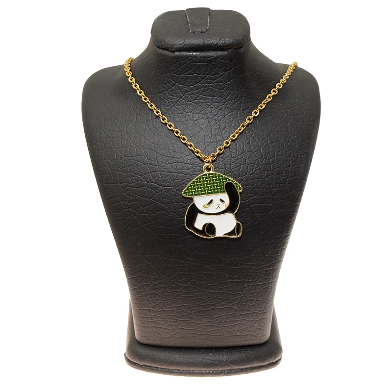 گردنبند دخترانه دلنار گالری مدل پاندای خسته