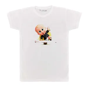 تی شرت بچگانه پرمانه طرح بچه رئیس کد pmt.4196