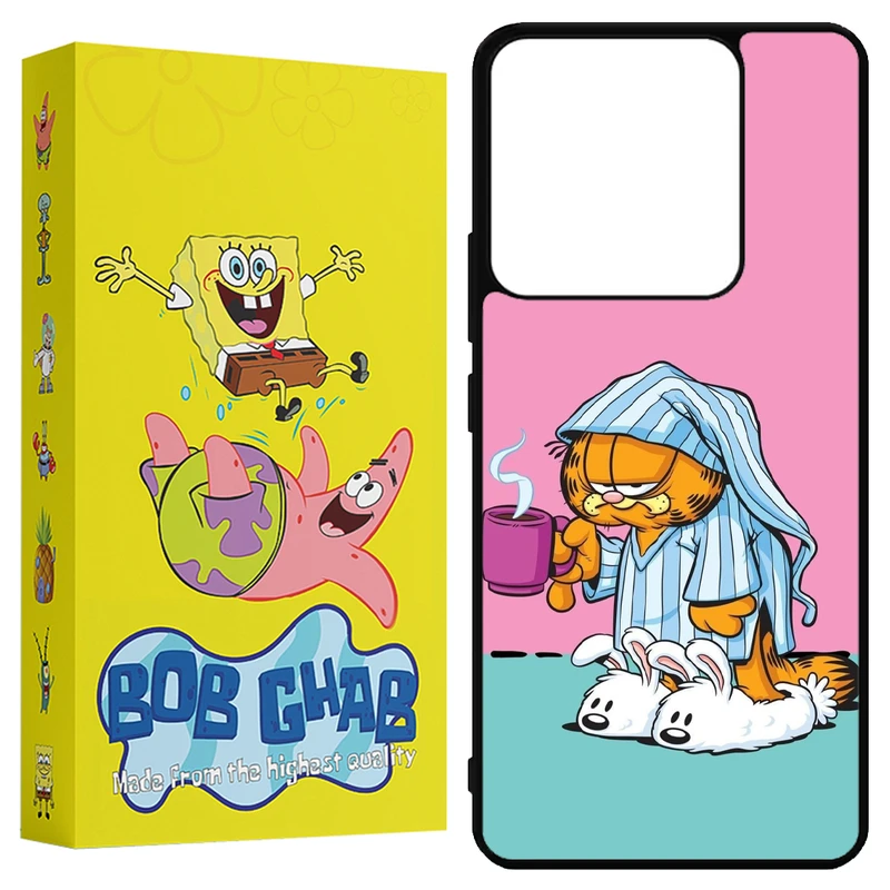 کاور باب قاب طرح گارفیلد مدل BN144 مناسب برای گوشی موبایل شیائومی Redmi Note 14 4G