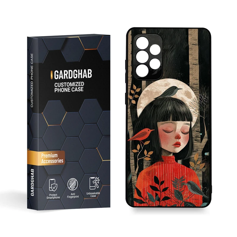 کاور گارد قاب مدل دخترانه مناسب برای گوشی موبایل سامسونگ Galaxy A72