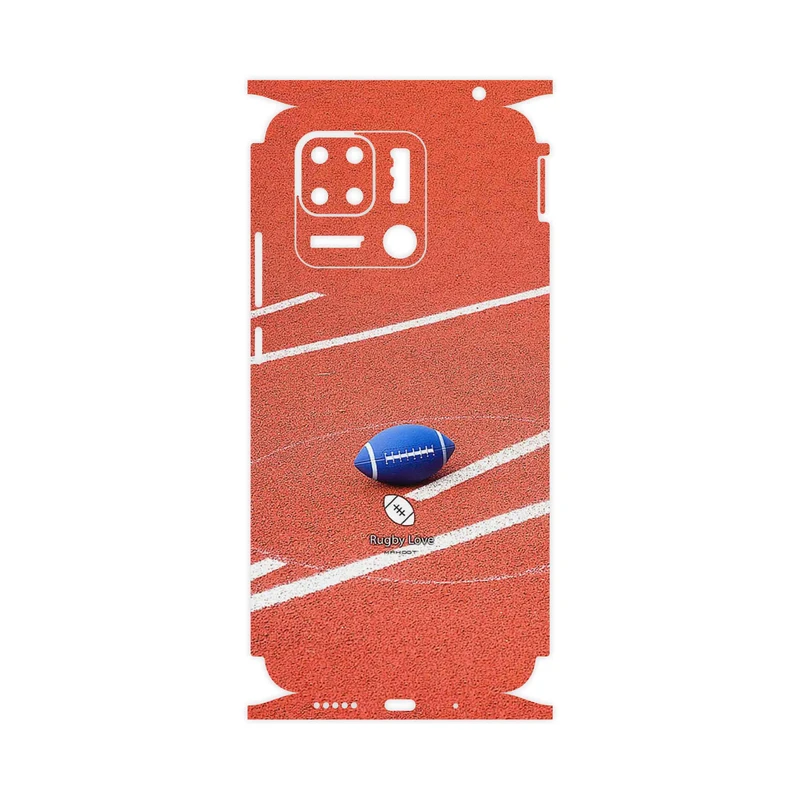 برچسب پوششی ماهوت مدل Rugby football-FullSkin مناسب برای گوشی موبایل شیائومی Redmi 10 Power