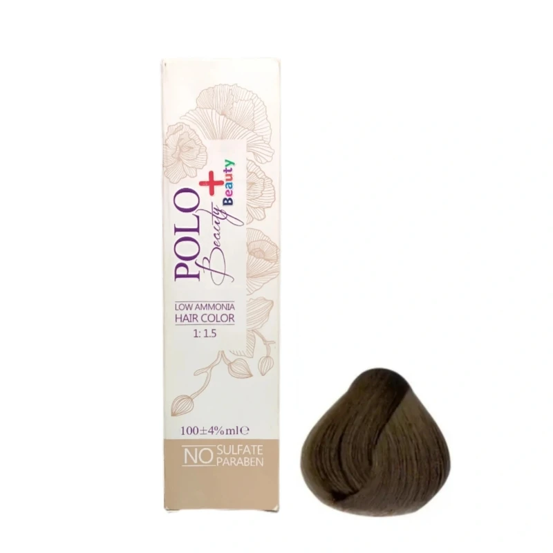 رنگ مو پلو بیوتی شماره 6.2 مدل پلاس بیوتی حجم‌ 100 میلی لیتر رنگ بلوند زیتونی تیره