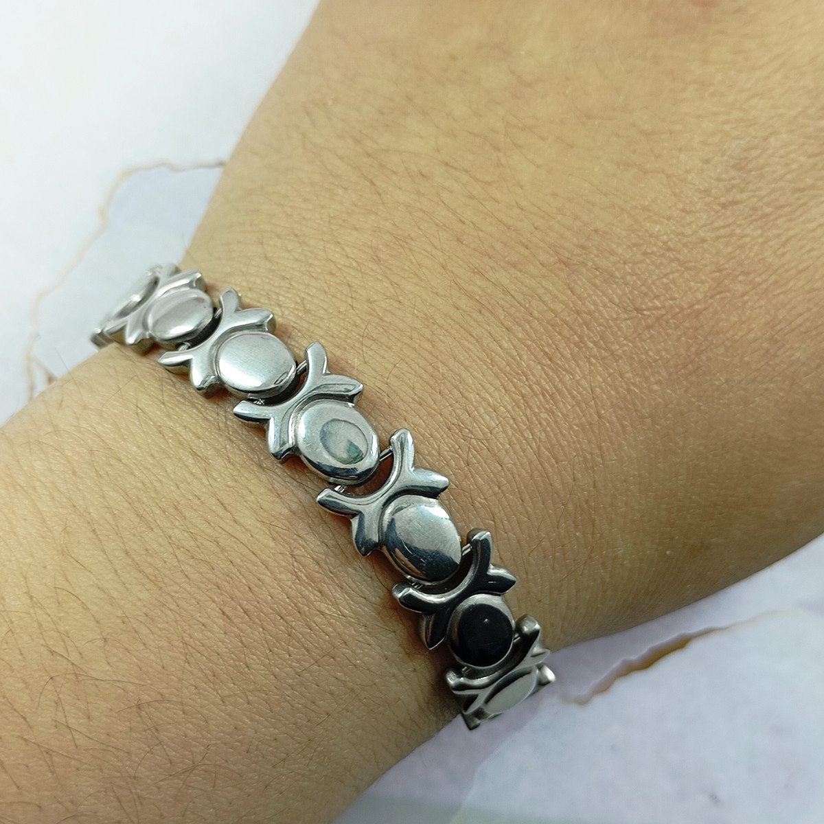 دستبند سلین کالا مدل استیل اسپرت کد 89