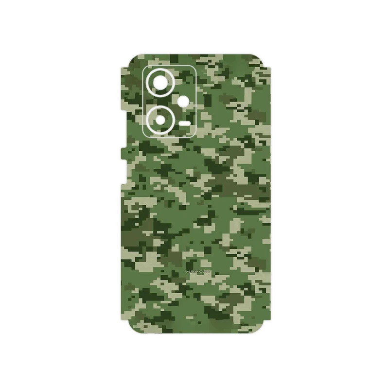 برچسب پوششی ماهوت مدل Army_Green_Pixel مناسب برای گوشی موبایل شیائومی Redmi Note 12 Pro Plus