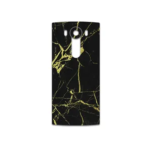 MAHOOT Graphite-Gold-Marble Cover Sticker for LG V10