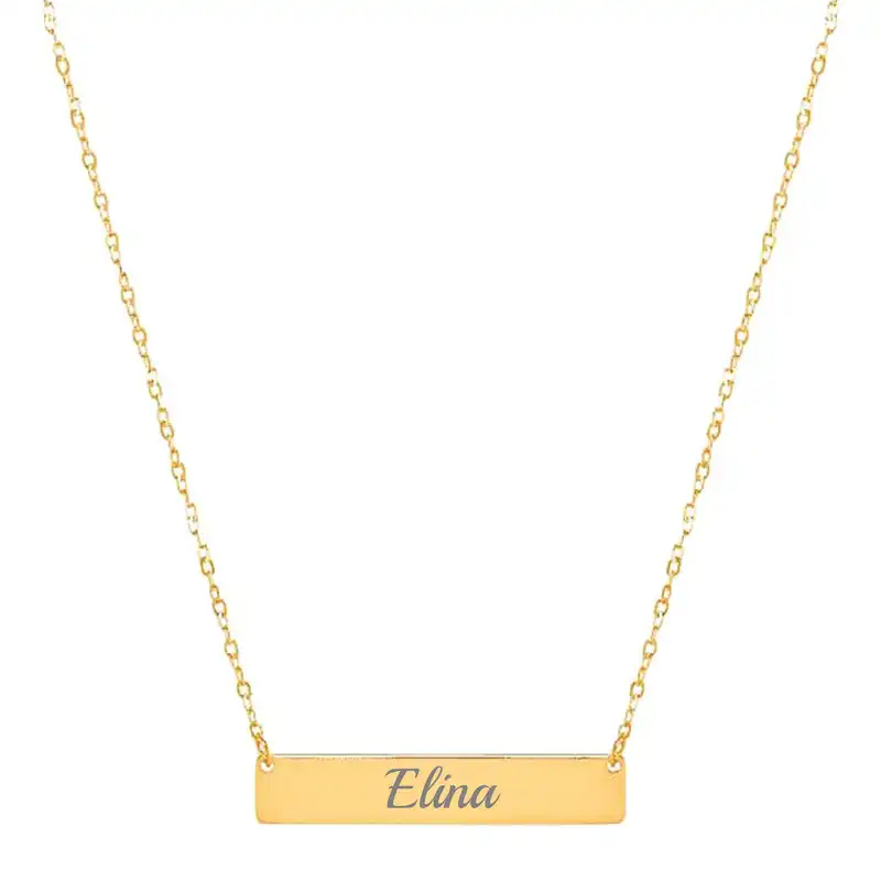 گردنبند طلا 18 عیار زنانه لیردا مدل الینا