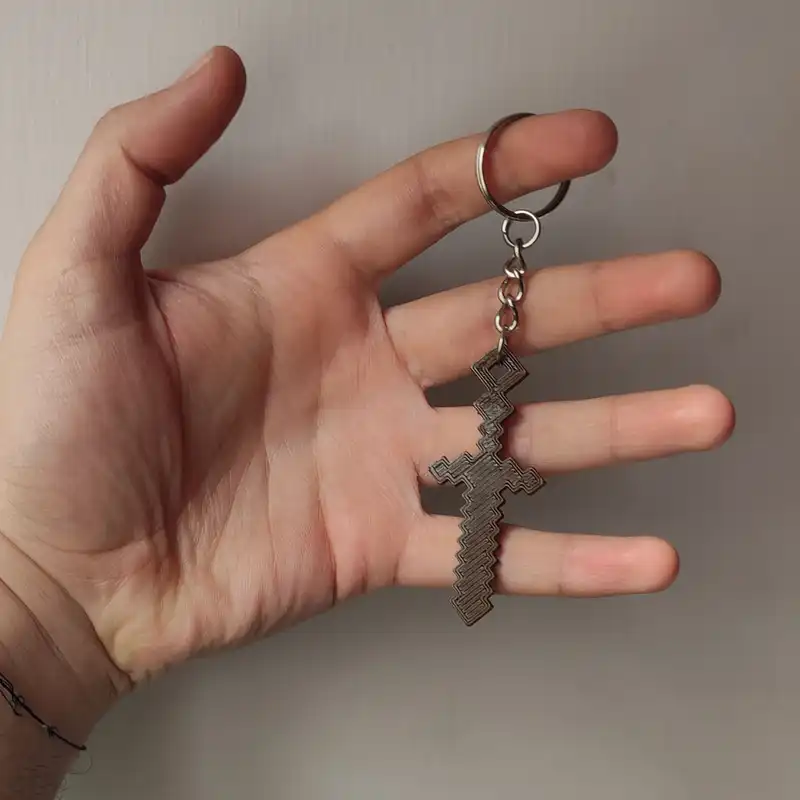 جاکلیدی مدل ماینکرافت طرح شمشیر کد 1005