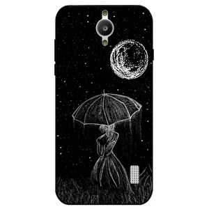 Megafone Girl and Moon 1369 Cover For Huawei Y635