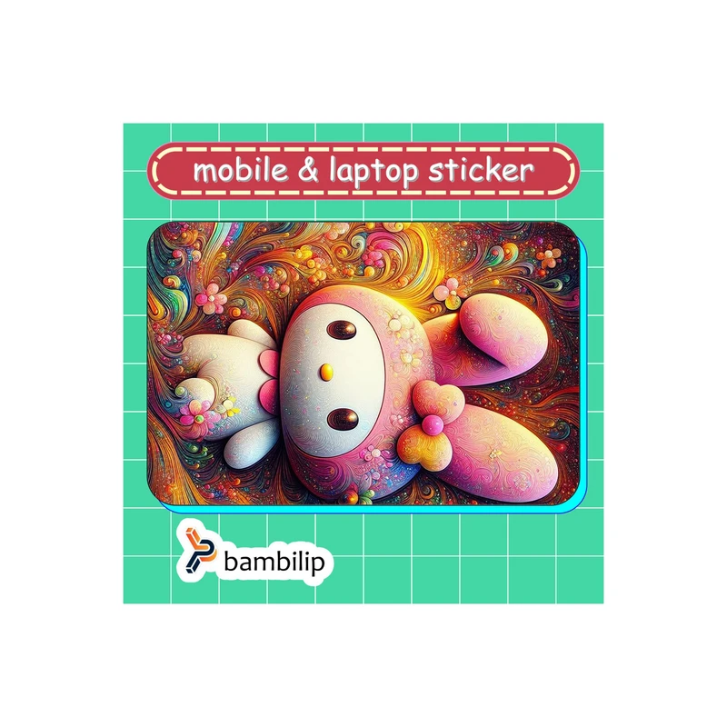 استیکر بامبیلیپ مدل کارت عابر طرح ملودی فانتزی کد 9629975