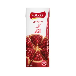 آب میوه انار تکدانه حجم 200 میلی لیتر