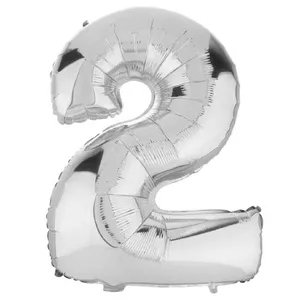 بادکنک فویلی سورتک مدل عدد دو پلاس کد STFN04 